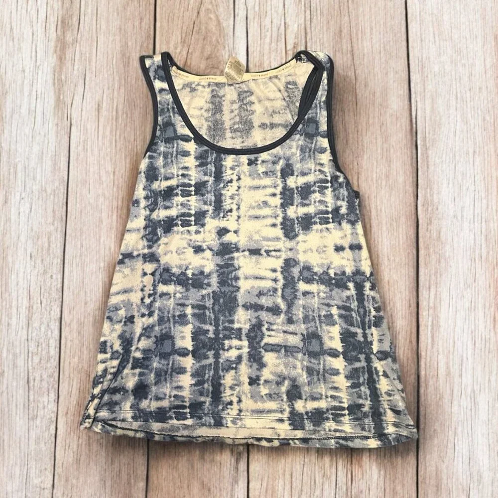 Lucky Brand Women's Super Soft Knit‎ Winter Tie Dye PJ Pajamas Set Blue Size S